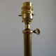 Empire-style brass lamppost
