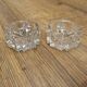 Vintage crystal salt cellars France