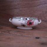 Salad bowl with handles Terre de Fer Creil and Montereau "Madrid"