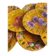 10 Sarreguemines fruit slushie dessert plates
