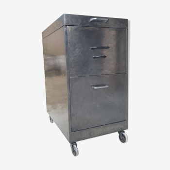 All metal cabinet - 2 drawers