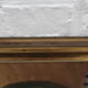 Vintage oil painting on canvas and gold gilded wood frame, still life