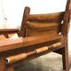 Vintage brazilian cowhide rocking chair, 1950s