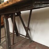 Old industrial workbench