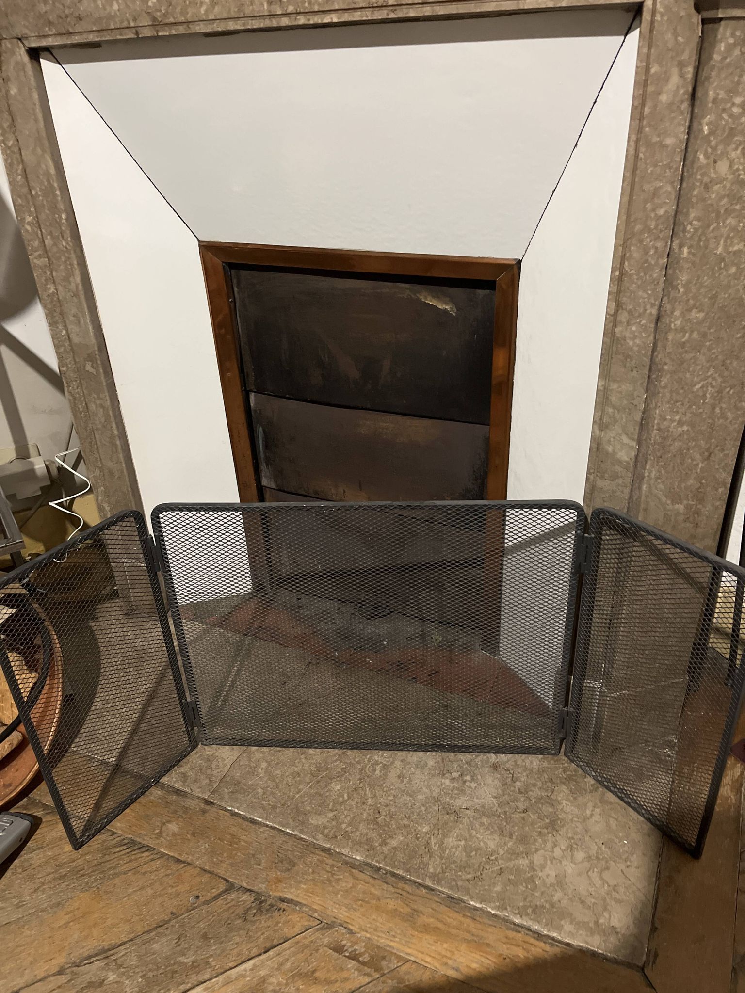 Fireplace screen