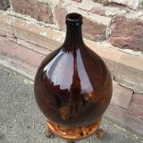 Brown amber demijohn