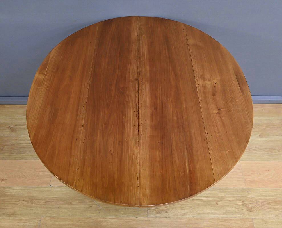 Cherrywood Extending Table, Louis-Philippe Style – 1900