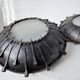 Brutalist "nail" wall sconces