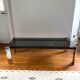 Italian rectangular coffee table in smoked glass vintage 1970