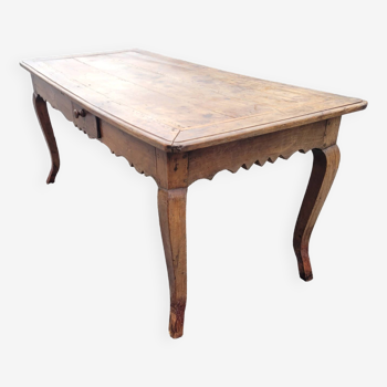 18th century farm table in cherry wood