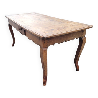 18th century farm table in cherry wood