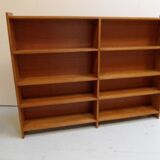 Vintage oak open bookcase