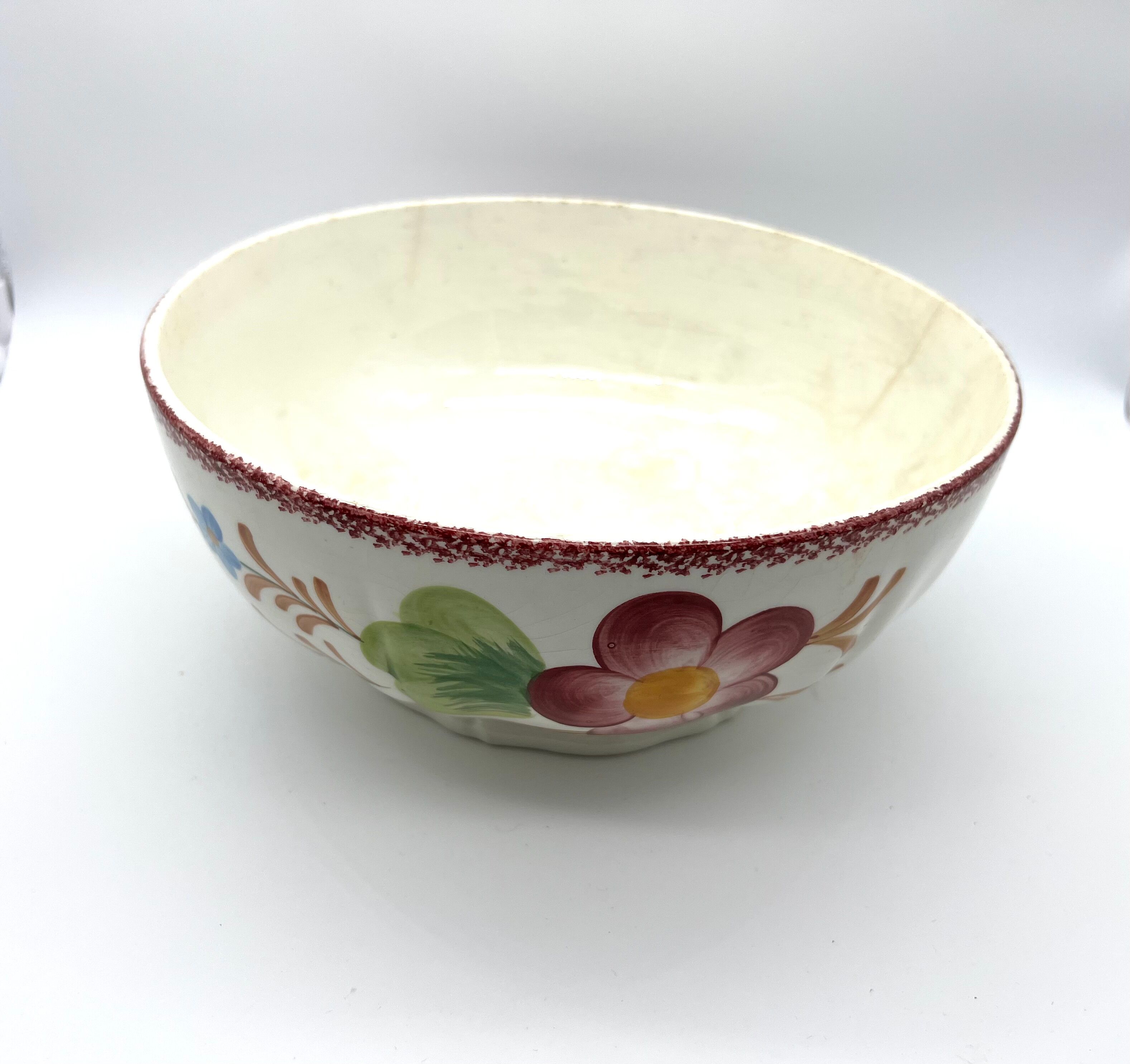 Vintage salad bowl Fleurs de Gien