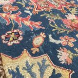 Tapis ancien portugais point arraiola 168x258 cm