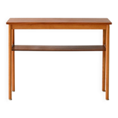 Vintage Scandinavian coffee table 1950s in beech and teak