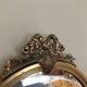 Oval and gold mirror  - 66x37cm