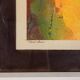 Oil painting on canvas by aldo giorgini 1972 title "pierrot lunair"