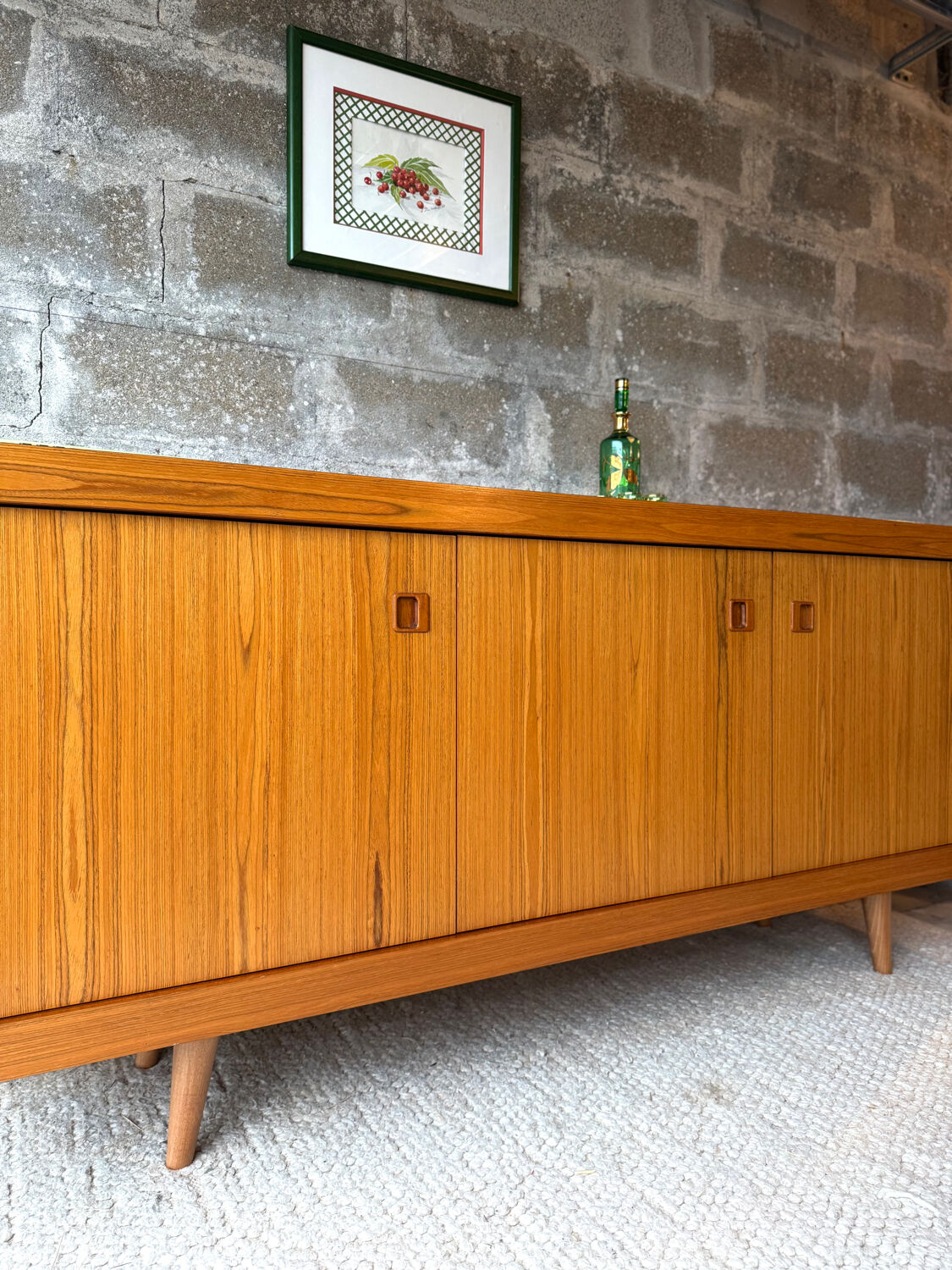Enfilade buffet scandinave en teck, LB Kofod-Larsen, 1960