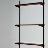Set of 3 teak shelves by Kai Kristiansen for Feldballes Møbler 60s
