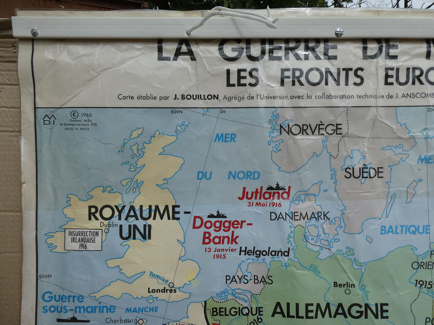 Vintage school card MDI The War of 1914-1918 -N2