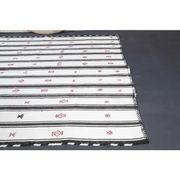 Vintage Turkish Oushak Handmade Cotton White Wool Kilim Area Rug 154x200