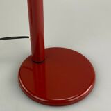 60s 70s Ball Lamp Lamp Light Red Table Lamp Space Age Design 60s 70s