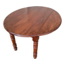 Extendable oval table