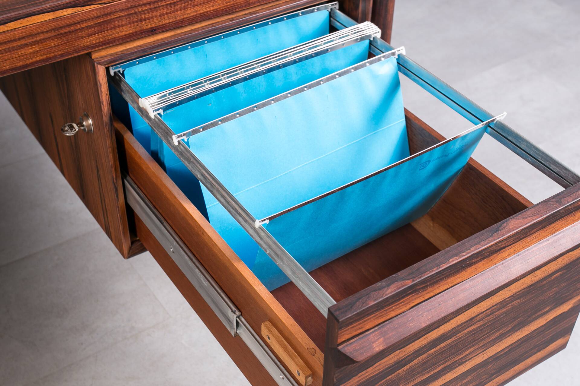 Mid-Century Modern Desk by Bruksbo, Norway, 1960s, attributed to Torbjorn Afdal