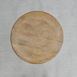 Solid wood stool from the 50s