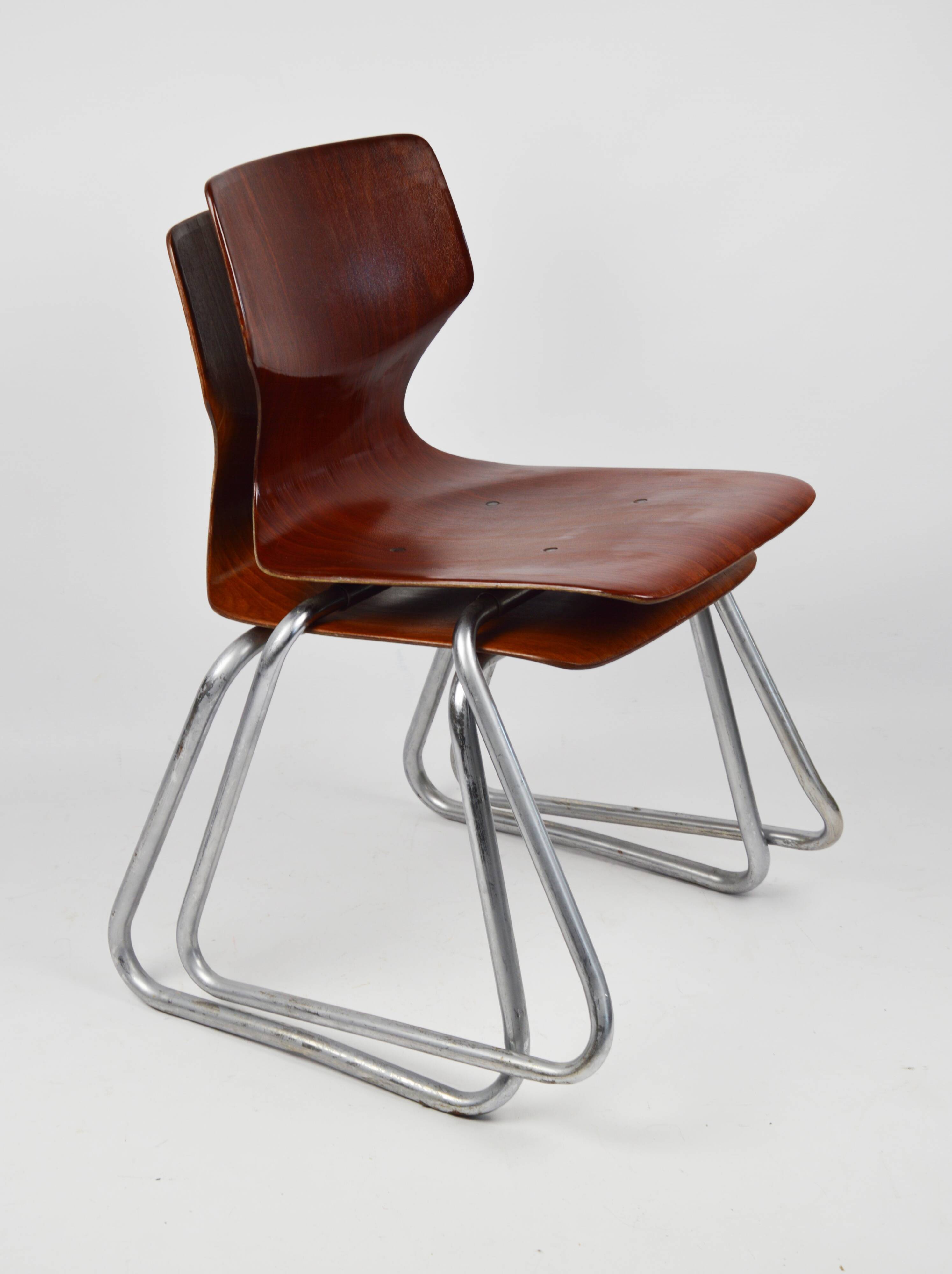 Set of 2 Flototto children's chairs, Germany, 1960s