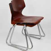 Set of 2 Flototto children's chairs, Germany, 1960s