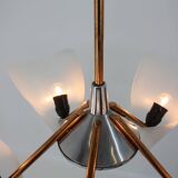 Mid-century chandelier by Drukov,  1960