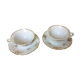 Duo vintage porcelain breakfast from Limoges