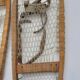 Old snowshoes made of wood and hoses