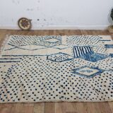 Azilal Berber rug in handmade wool 285 X 210 CM