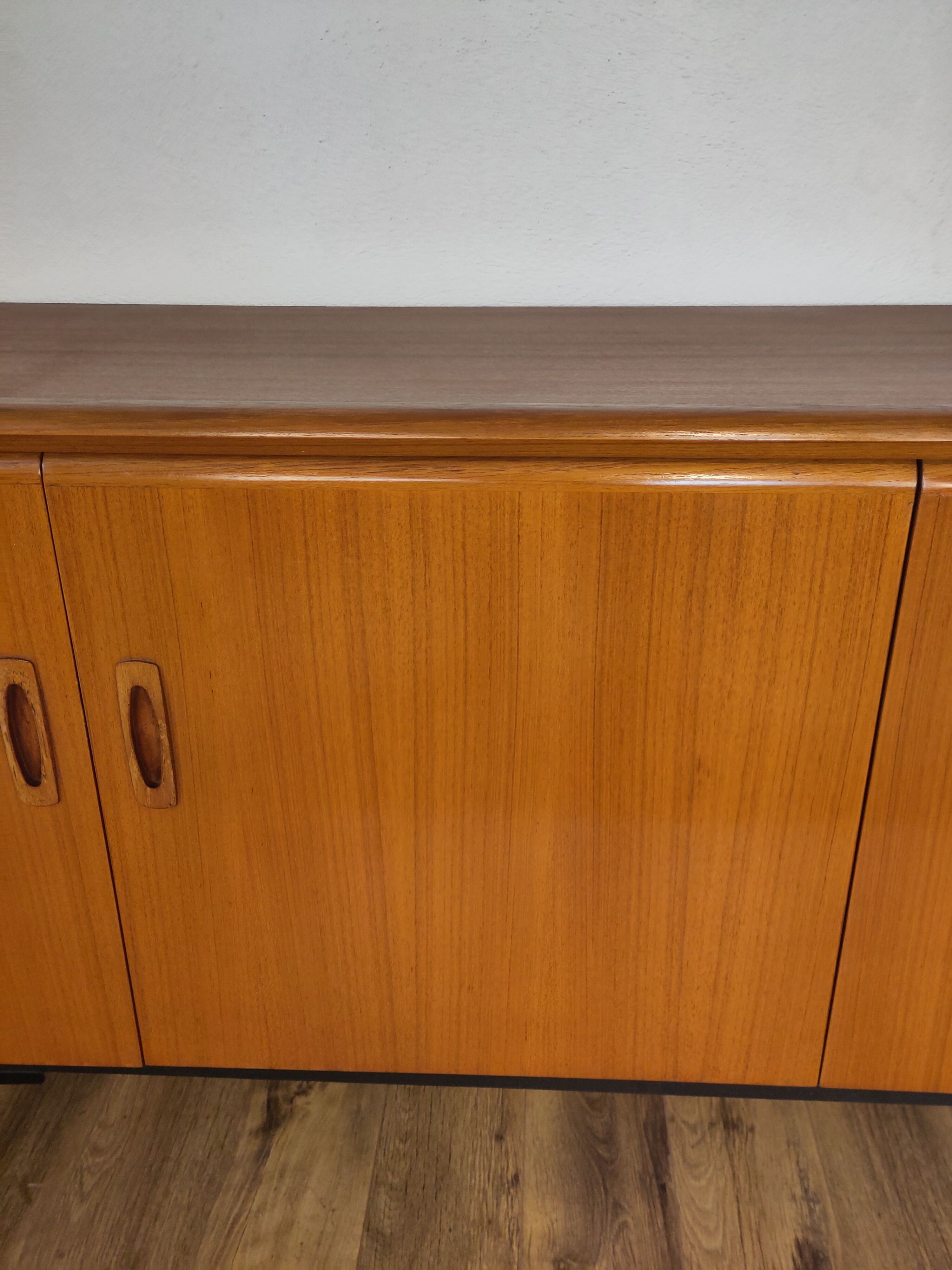 Scandinavian teak and metal sideboard