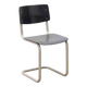 Pagholz chair in ebony and white
