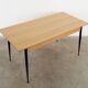 Oak table, Italian design, 1980s, manufacture: Italy