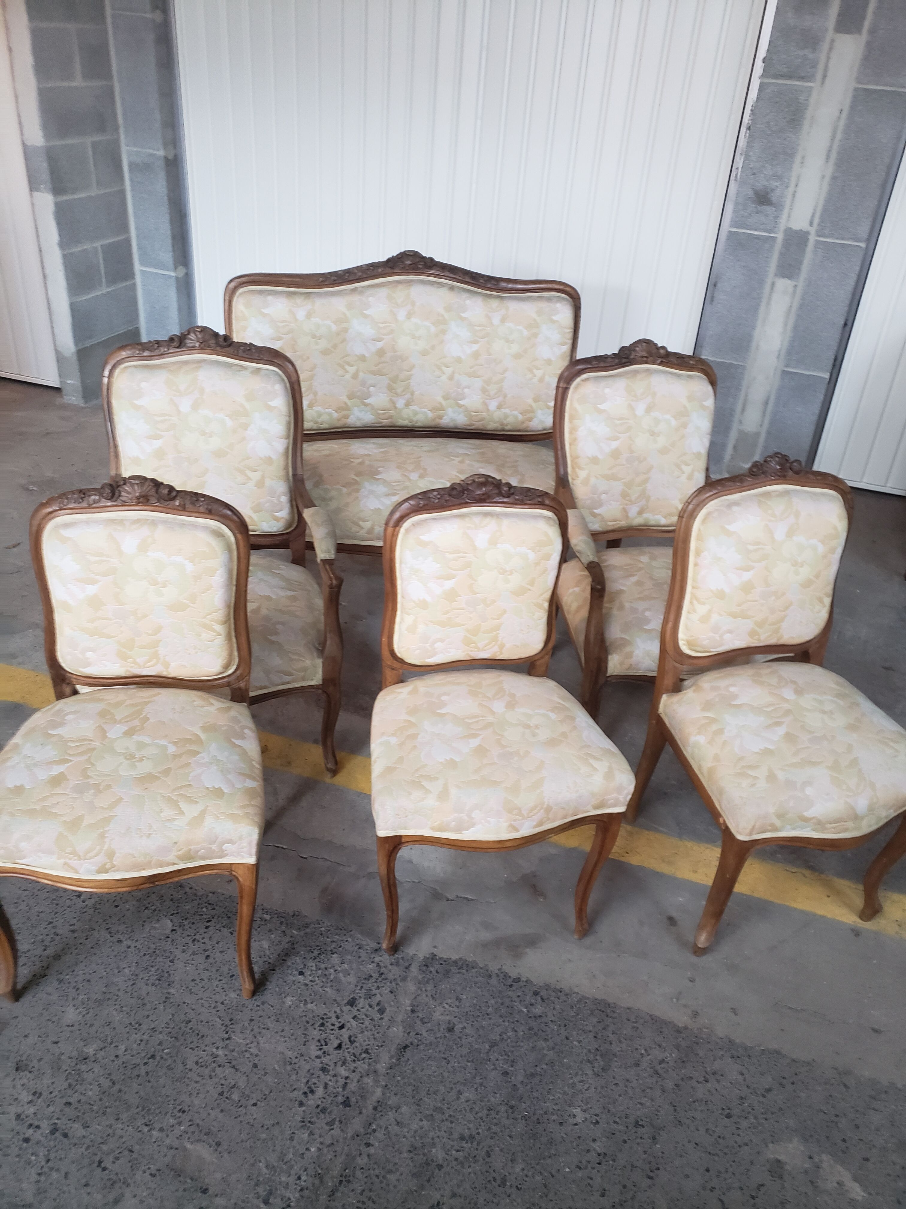 Salon 6 rooms Louis Philippe