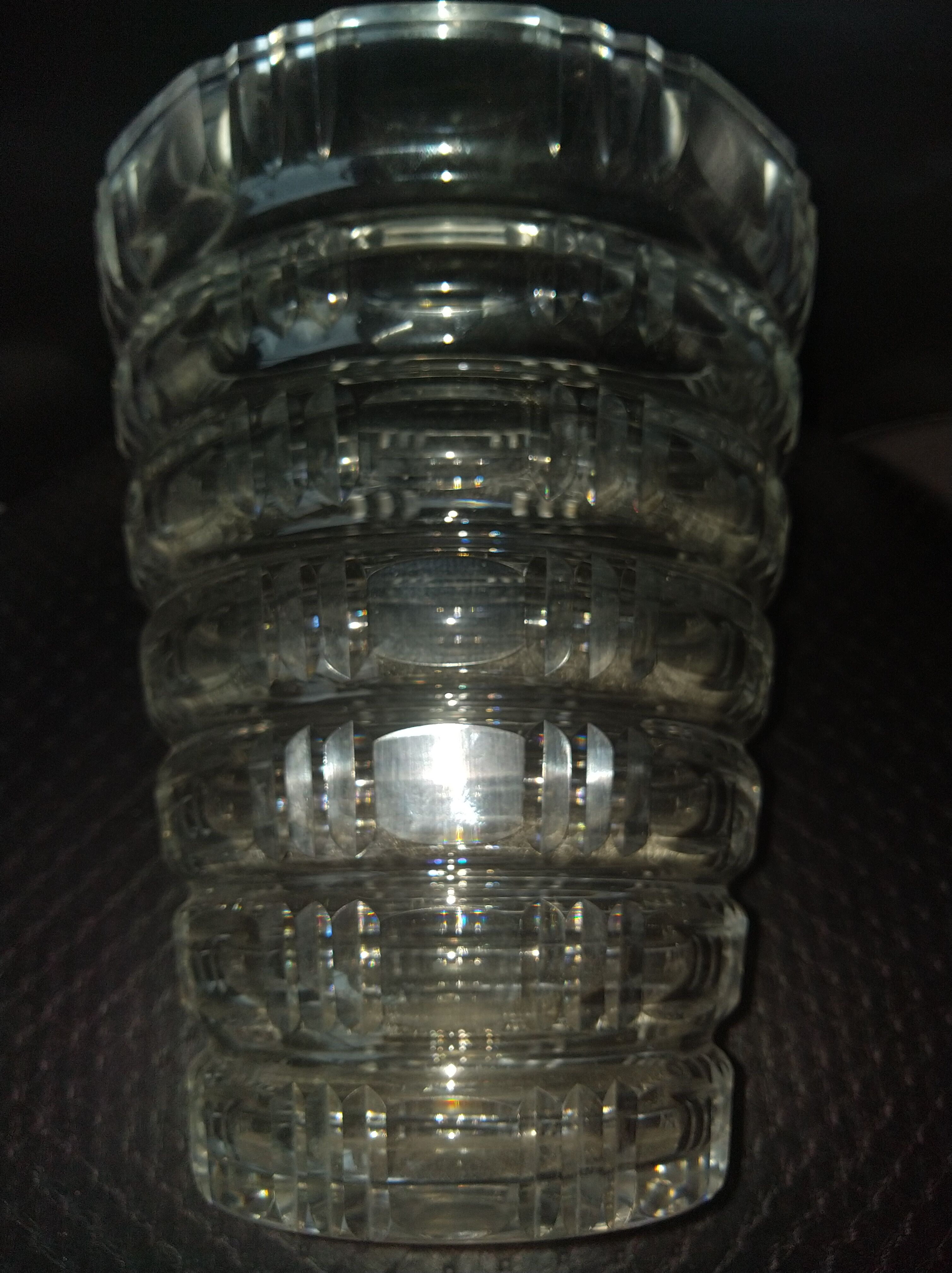 Daum crystal vase, Nancy, France, circa 1950