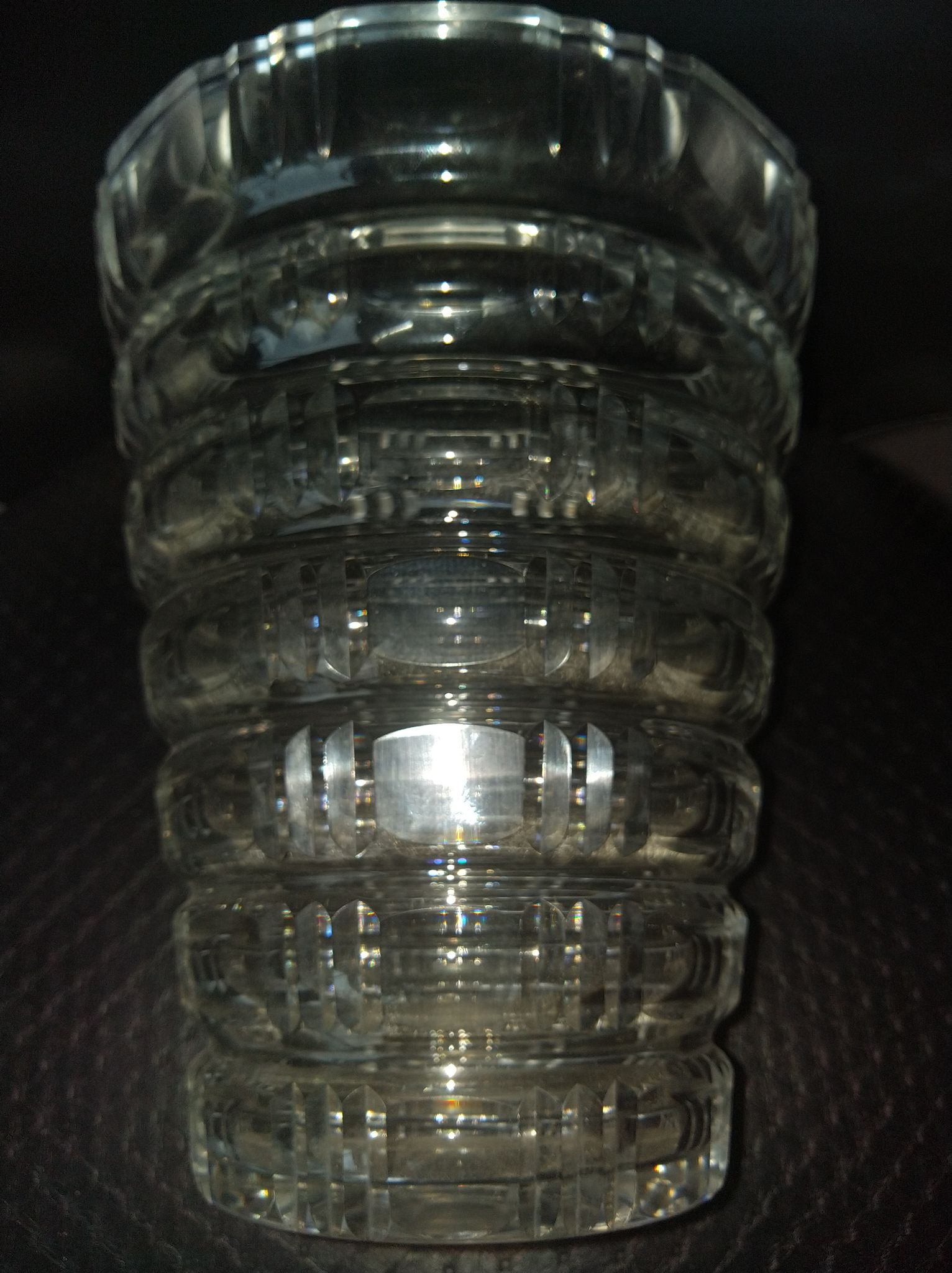 Vase cristal Daum Nancy France vers 1950