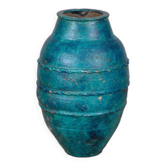 Large turkish terracotta olive jar or garden urn