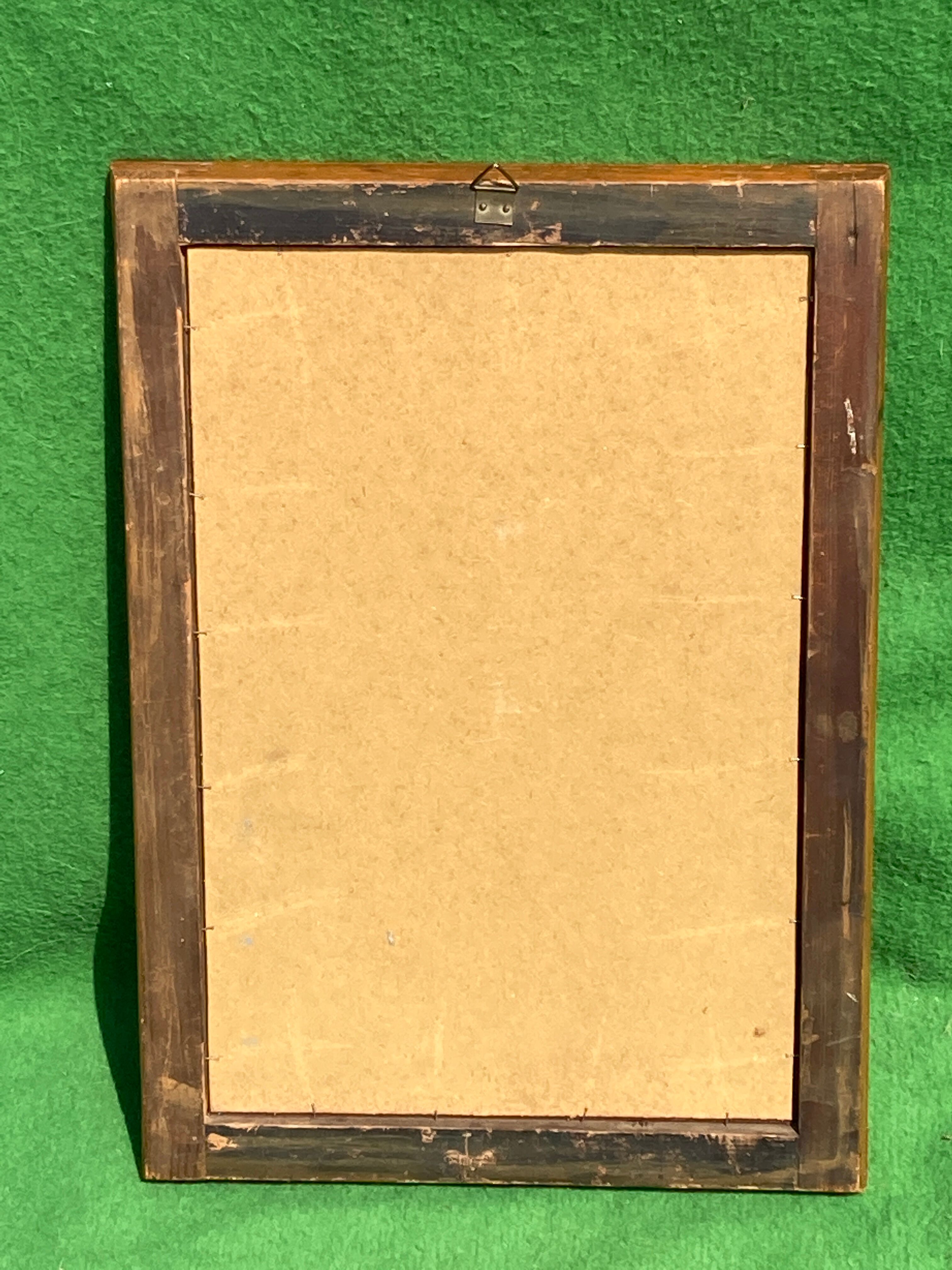 Dutch Art deco distressed mirror