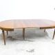 Louis XV round table + 3 extensions 115 cm max 2m50
