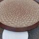 Vintage coffee table + 4 poufs