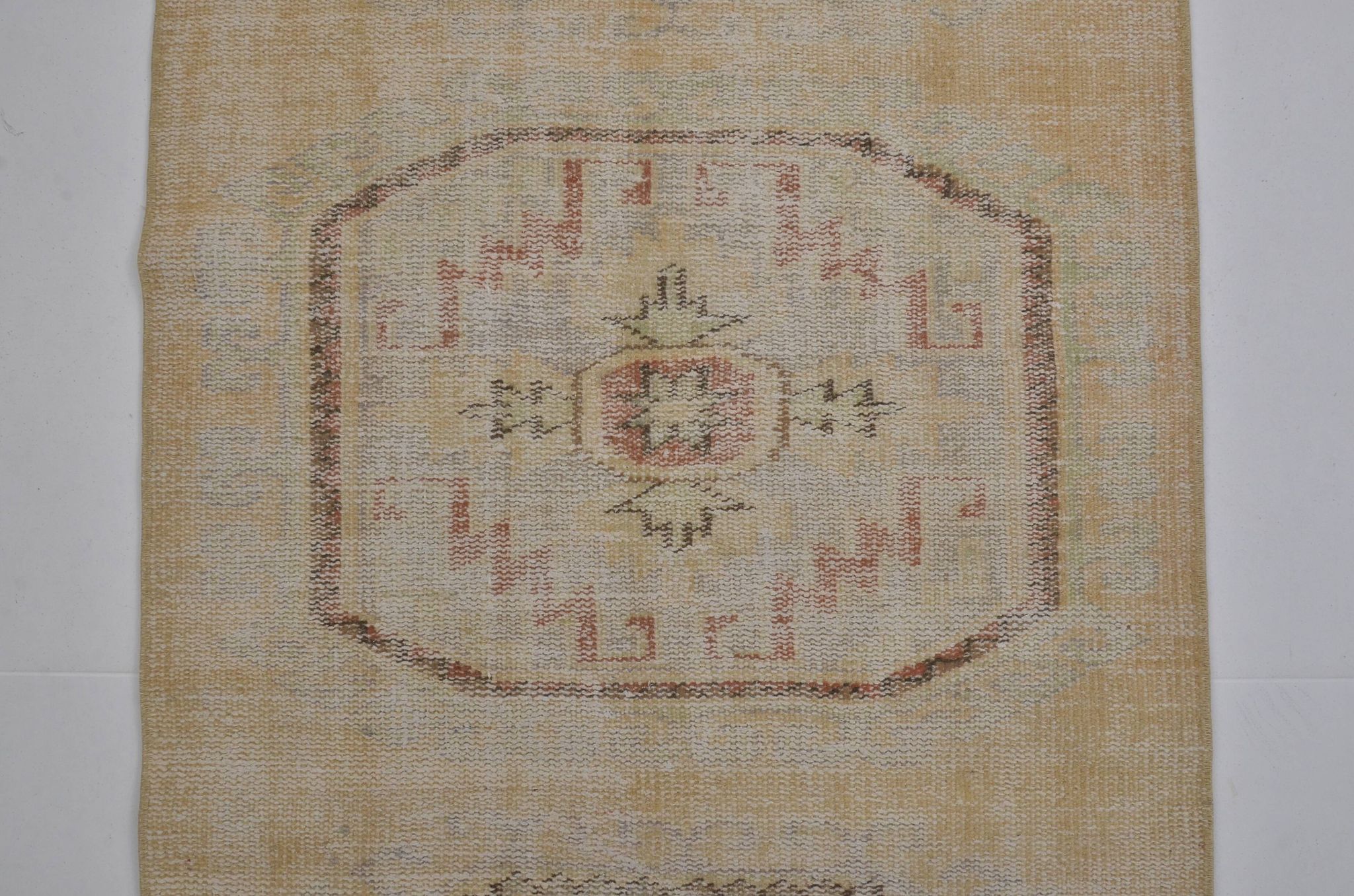 Oushak Antique Hallway Vintage Rug sku1930