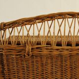 Wicker toy chest