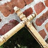 Old mirror in raw wood