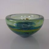 Maltese glass ashtray from Mdina, 1960s