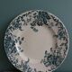 Saint-Amand ironstone and Hamage Campanule flat plate